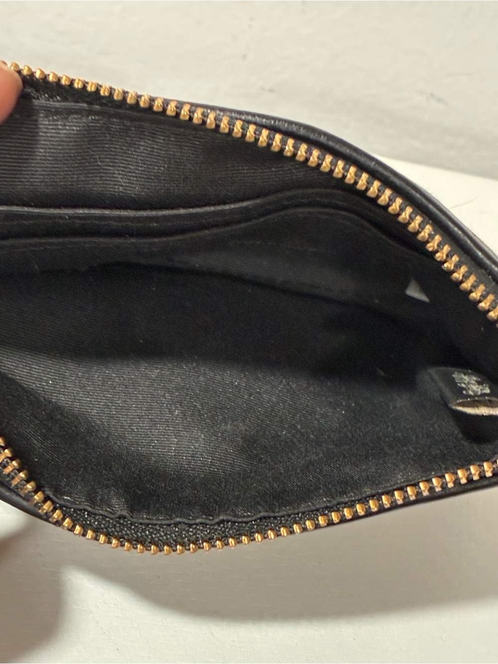 Coach Purse Wristlet with Legacy Print - Milk/Black Wallet - Picture 4 of 4